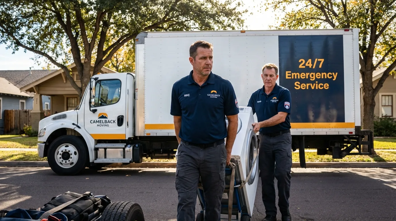 CamelBack Moving crew loading furniture in Bartlesville, OK