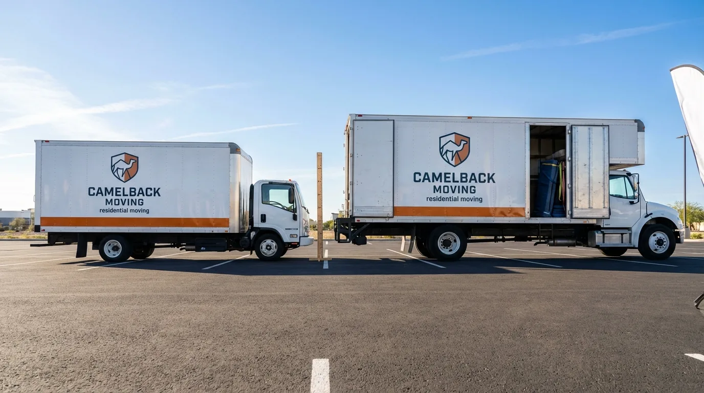 Moving truck size capacity guide in Bartlesville
